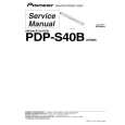 PIONEER PDP-S40B/XTW/E5 Manual de Servicio