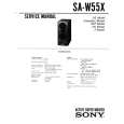 SONY SAW55X Manual de Servicio