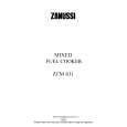 ZANUSSI ZCM631X Manual de Usuario