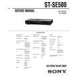 SONY ST-SE500 Manual de Servicio