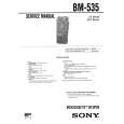 SONY BM535 Manual de Servicio