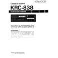 KENWOOD KRC-839 Manual de Usuario
