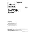 PIONEER S-W39XEE Manual de Servicio