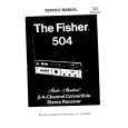 FISHER 504 STUDIO STANDARD Manual de Servicio