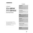 ONKYO TXSR501E Manual de Usuario