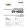 TEAC DV-H550 Manual de Servicio