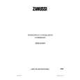 ZANUSSI ZRB36NVX Manual de Usuario