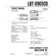 SONY LBTD905CD Manual de Servicio