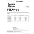 PIONEER CX958 Manual de Servicio