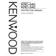 KENWOOD KRC340 Manual de Usuario