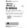 PIONEER S-W80S/MLXTW Manual de Servicio