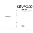 KENWOOD DPX500 Manual de Usuario