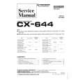 PIONEER CX644 Manual de Servicio