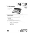 SONY FXE-120P Manual de Servicio