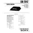 SONY XM-2042 Manual de Servicio