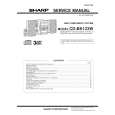 SHARP CDBK133W Manual de Servicio