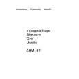 ZANUSSI ZHM761N Manual de Usuario