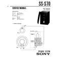 SONY SSS70 Manual de Servicio