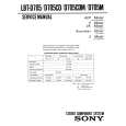 SONY LBTD705CD Manual de Servicio
