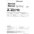 PIONEER A-607R/MY/EW Manual de Servicio