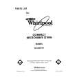 WHIRLPOOL MS1600XW1 Catálogo de piezas