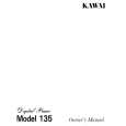KAWAI 135 Manual de Usuario