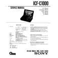 SONY ICFC1000 Manual de Servicio