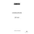 ZANUSSI ZCF420 Manual de Usuario