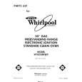 WHIRLPOOL SF3020ERW0 Catálogo de piezas