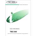 TRICITY BENDIX TBG640BR Manual de Usuario