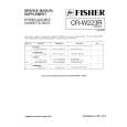 FISHER CR-W223R Manual de Servicio