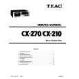 TEAC CX-210 Manual de Servicio