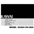 KAWAI DX1900 Manual de Usuario