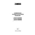 ZANUSSI ZCM566NM Manual de Usuario