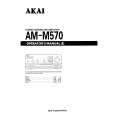 AKAI AM-M570 Manual de Usuario