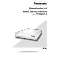 PANASONIC WJNT314 Manual de Usuario PANASONIC WJNT314 Manual de Usuario