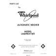 WHIRLPOOL LA6098XTF0 Catálogo de piezas