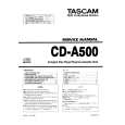 TEAC CD-A500 Manual de Servicio