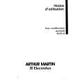 ARTHUR MARTIN ELECTROLUX FE2512X1 Manual de Usuario