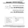 SHARP WA-MP55H(S) Manual de Servicio