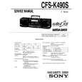 SONY CFS-K490S Manual de Servicio