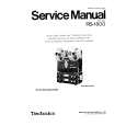 TECHNICS RS-1800 Manual de Servicio