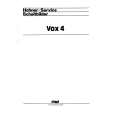 HOHNER VOX4 Manual de Servicio