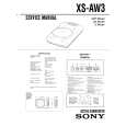 SONY XSAW3 Manual de Servicio