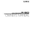 KAWAI R50 Manual de Usuario