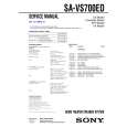 SONY SA-VS700ED Manual de Servicio