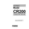 FOSTEX CR200 Manual de Servicio