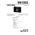 SONY WMEX633 Manual de Servicio