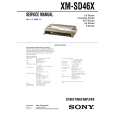SONY XMSD46X Manual de Servicio