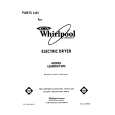 WHIRLPOOL LE6800XTW0 Catálogo de piezas